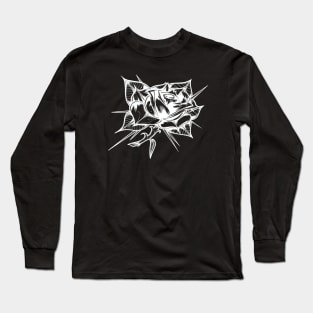 Sharp Rose Blk Long Sleeve T-Shirt